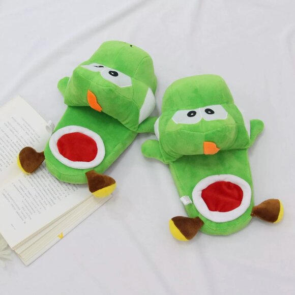 Nintendo - Super Mario - Yoshi Plush Slippers Women/Men - Picture 7 of 12